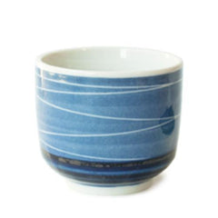 Blue Swirl Chawan-Mushi Cup