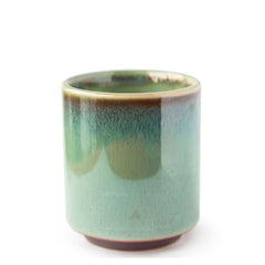 Jade and Gold Dipped Tea Cup