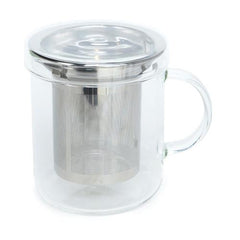 personal glass tea infuser mug