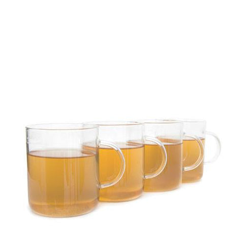 Glass Tea Mugs (Set of 4)