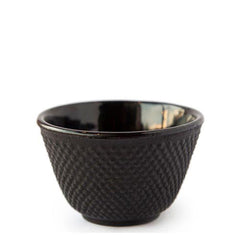 Cast Iron Hobnail Tea Cup - Black