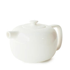 White Snub-Nose Teapot