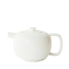 White Snub-Nose Teapot