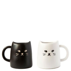 cat tea mug set